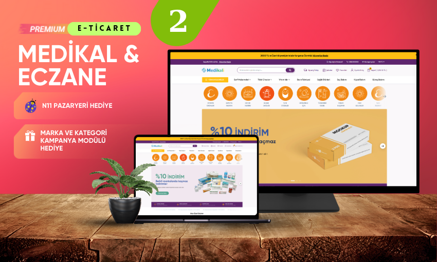 Medikal & Eczane E-Ticaret Sitesi V2