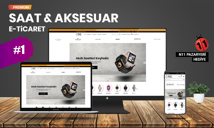 Saat & Aksesuar E-Ticaret Modeli V1