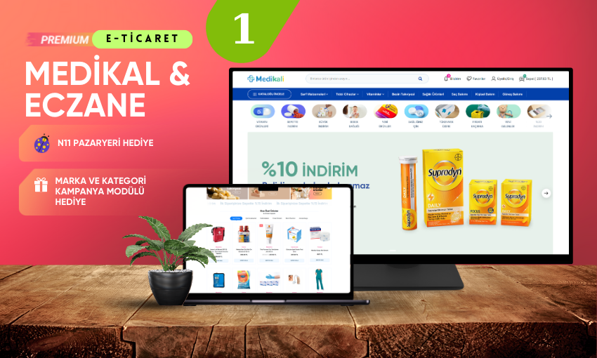Medikal & Eczane E-Ticaret Sitesi V1