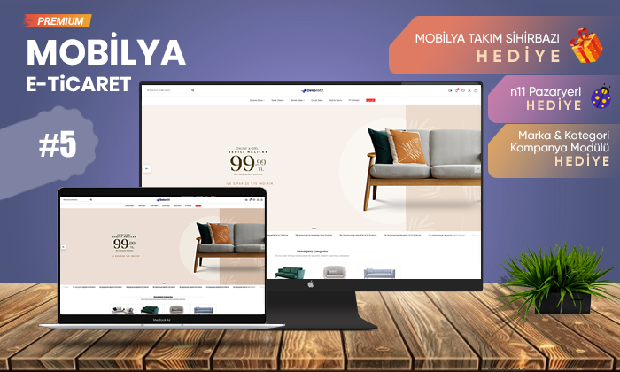 Mobilya Satış E-Ticaret Sitesi V5
