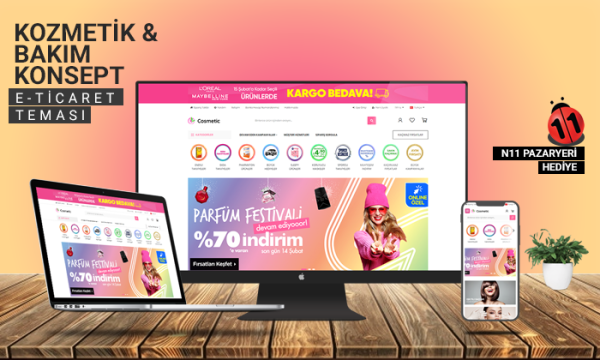 Kozmetik & Bakım & Güzellik E-Ticaret Sitesi V1