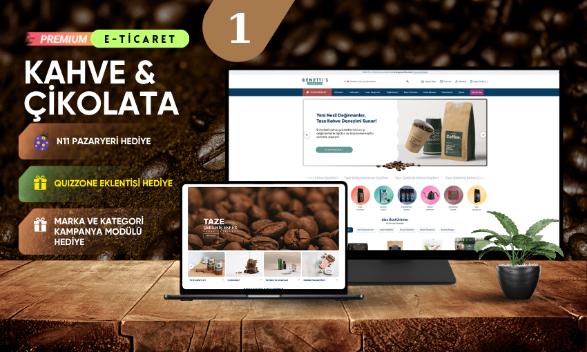 Kahve & Çikolata E-Ticaret Sitesi V1