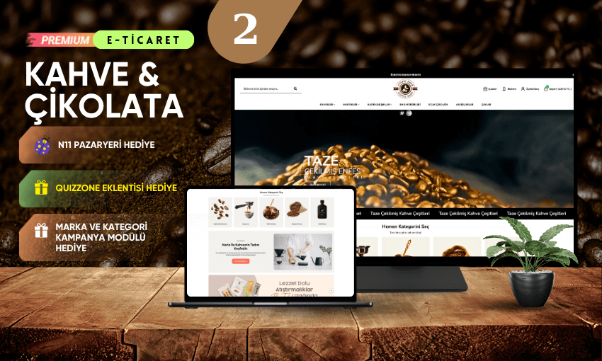Kahve & Çikolata E-Ticaret Sitesi V2