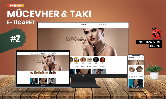 Mücevher & Takı E-Ticaret Sitesi V2