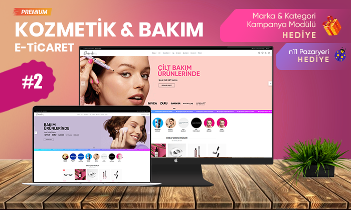 Kozmetik & Bakım E-Ticaret Sitesi V2
